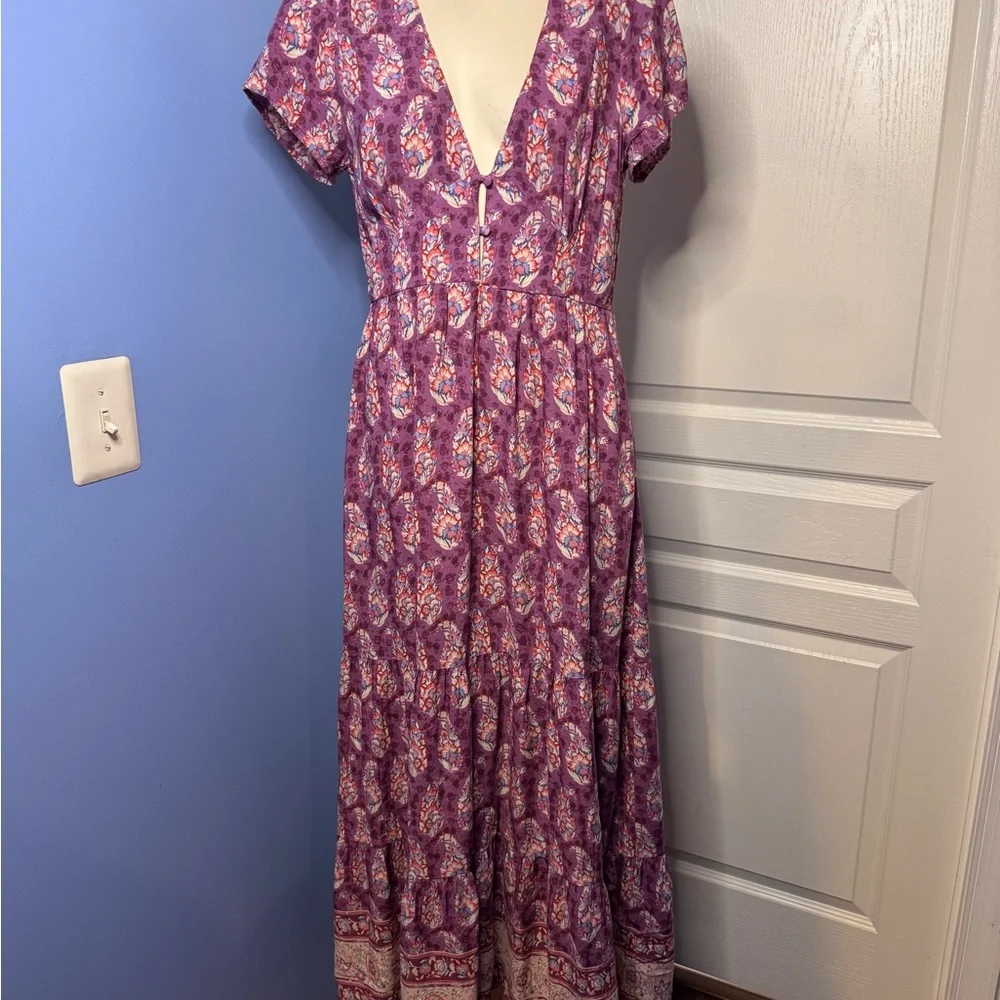 NATURAL LIFE Purple Floral Maxi Dress - Picture 10 of 10